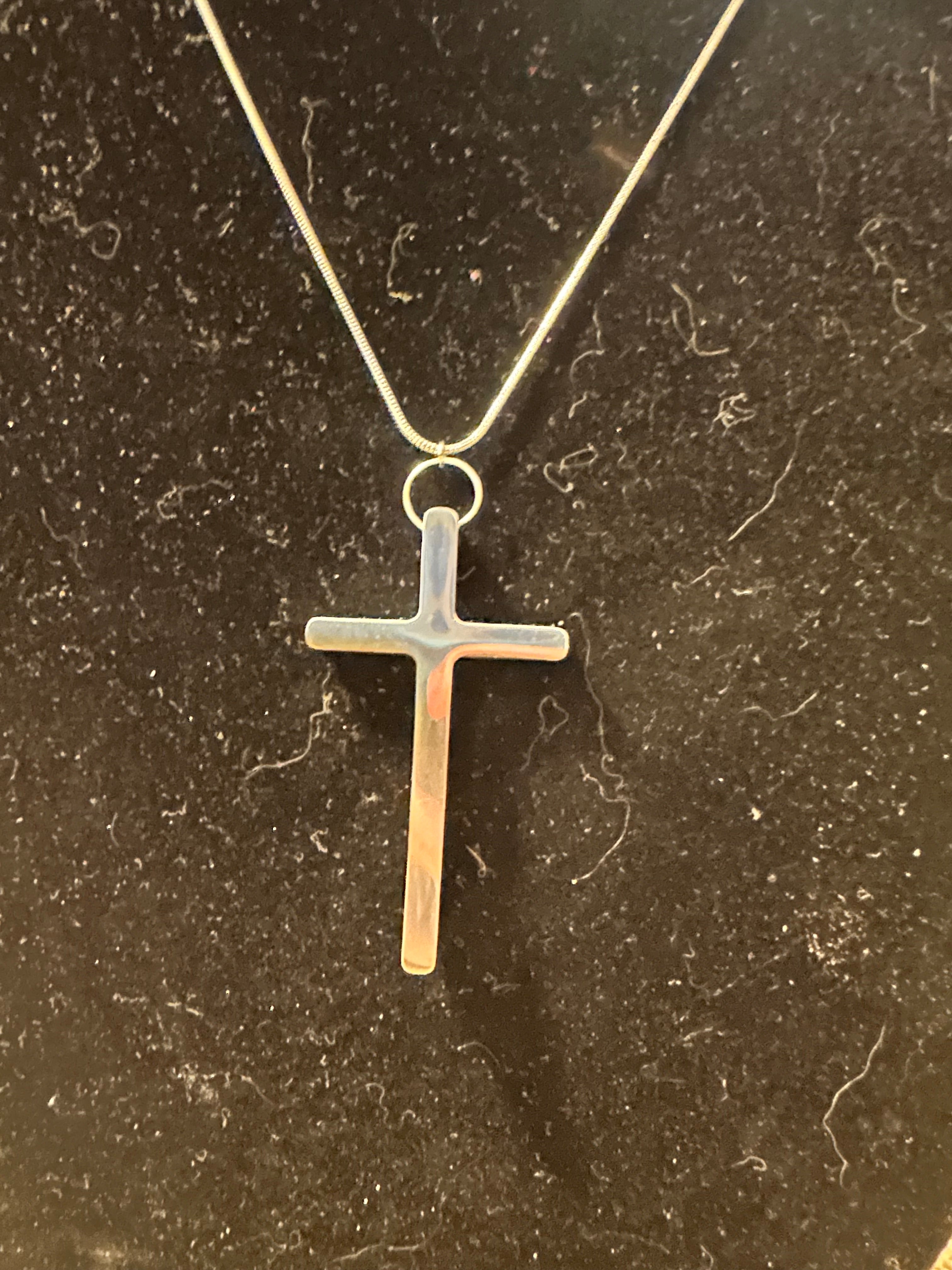 Buffy’s Silver Cross Necklace