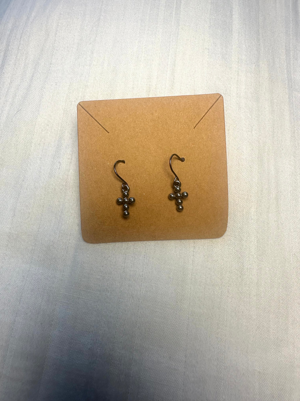 “Revelations” Buffy Mini Cross Earrings