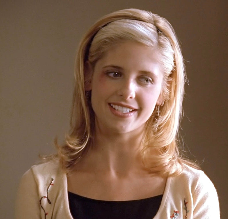 “Revelations” Buffy Mini Cross Earrings