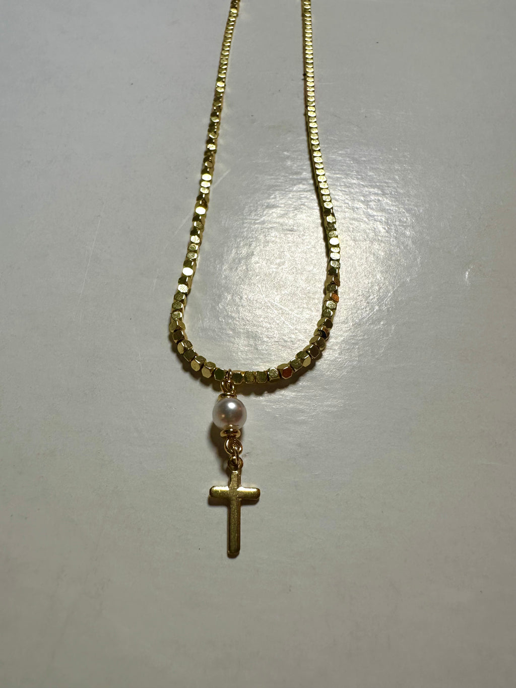 BTVS “Becoming” Beaded Replica Cross Choker Necklace