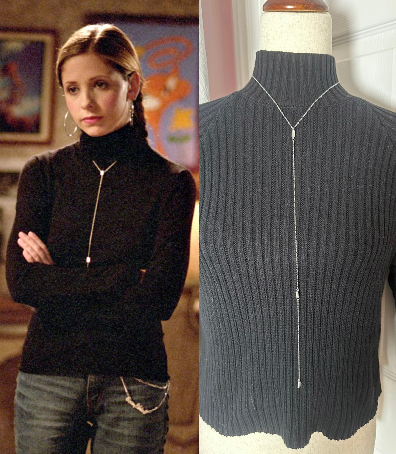 Buffy “Wrecked” Lariat Necklace