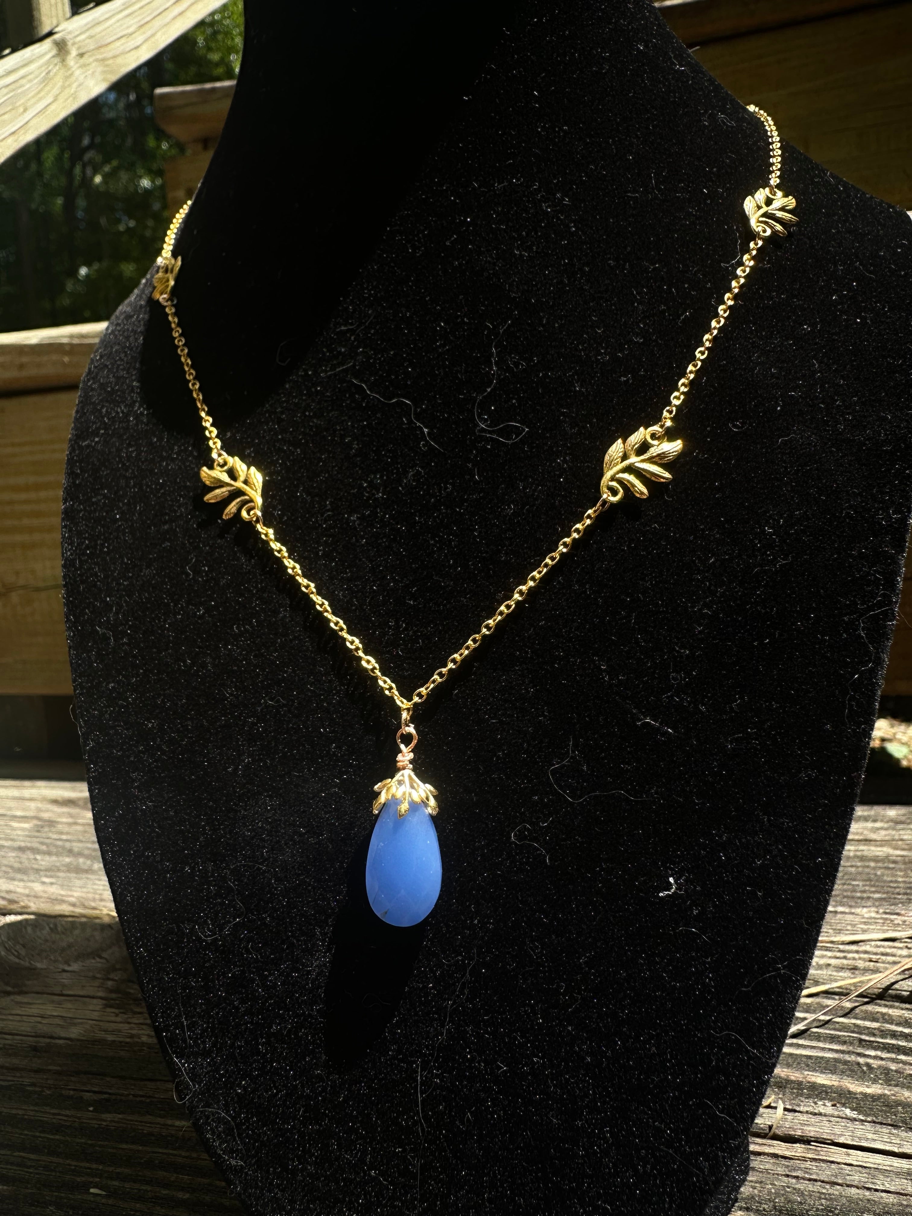 Buffy Summers 7x06 inspired Chalcedony Branch Necklace