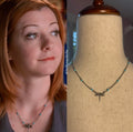 “Flooded” Willow Turquoise Dragonfly necklace